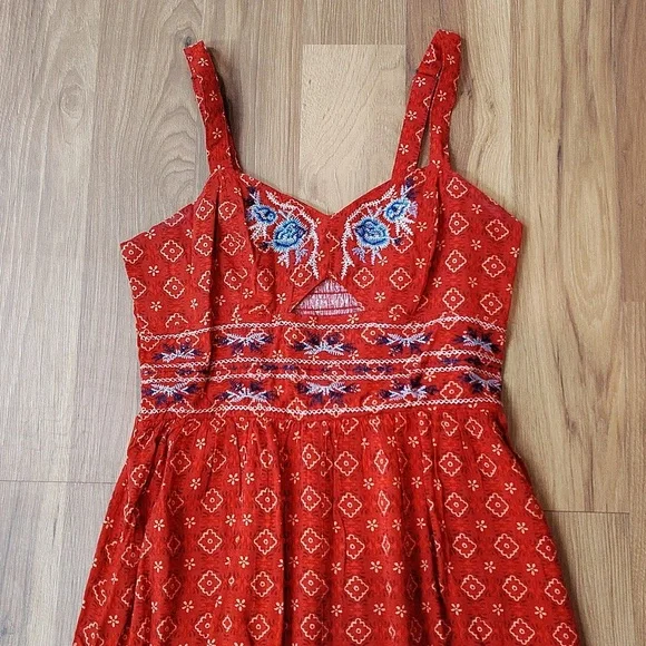 Xhilaration Ladies Maxi Sun Dress,  Ladies X-Small,  Ladies Long Sun Dress - Picture 2 of 6